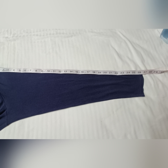 Autograph Navy Blue Pure Cotton Fullsleeve Men's T- Shirt - Picture 8 of 8